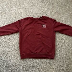 Goodfellow & Co Red Crewneck Sweater with Classic Style